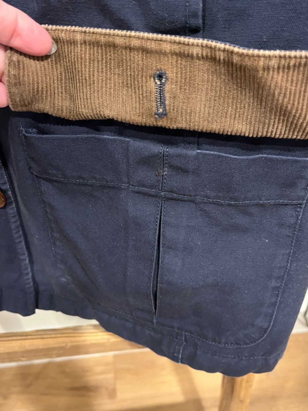 LL Bean Quilted Barn Coat - Picture 3 of 10